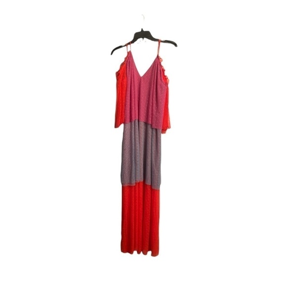 House of Harlow 1960 x Revolve Frida Tiered Maxi Size Small - Picture 2 of 7